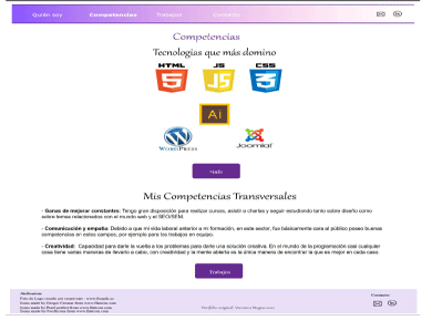 imagen pantalla de competencias de portfolio